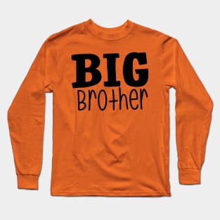 Big Brother Little Brother Black Long Sleeve T-Shirt